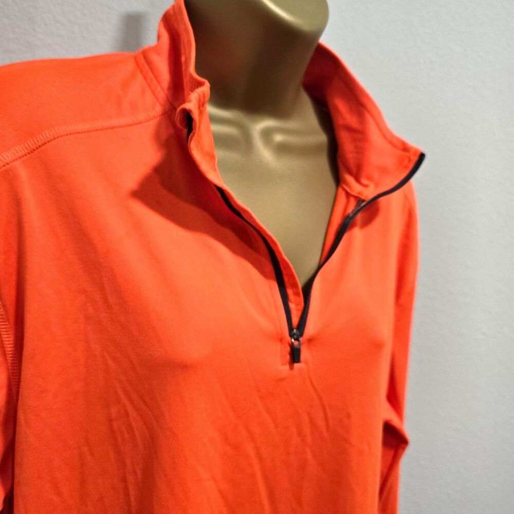 Starter Biker Orange Shirt Mens Med Motorcycle Bright Running Active Dri Star